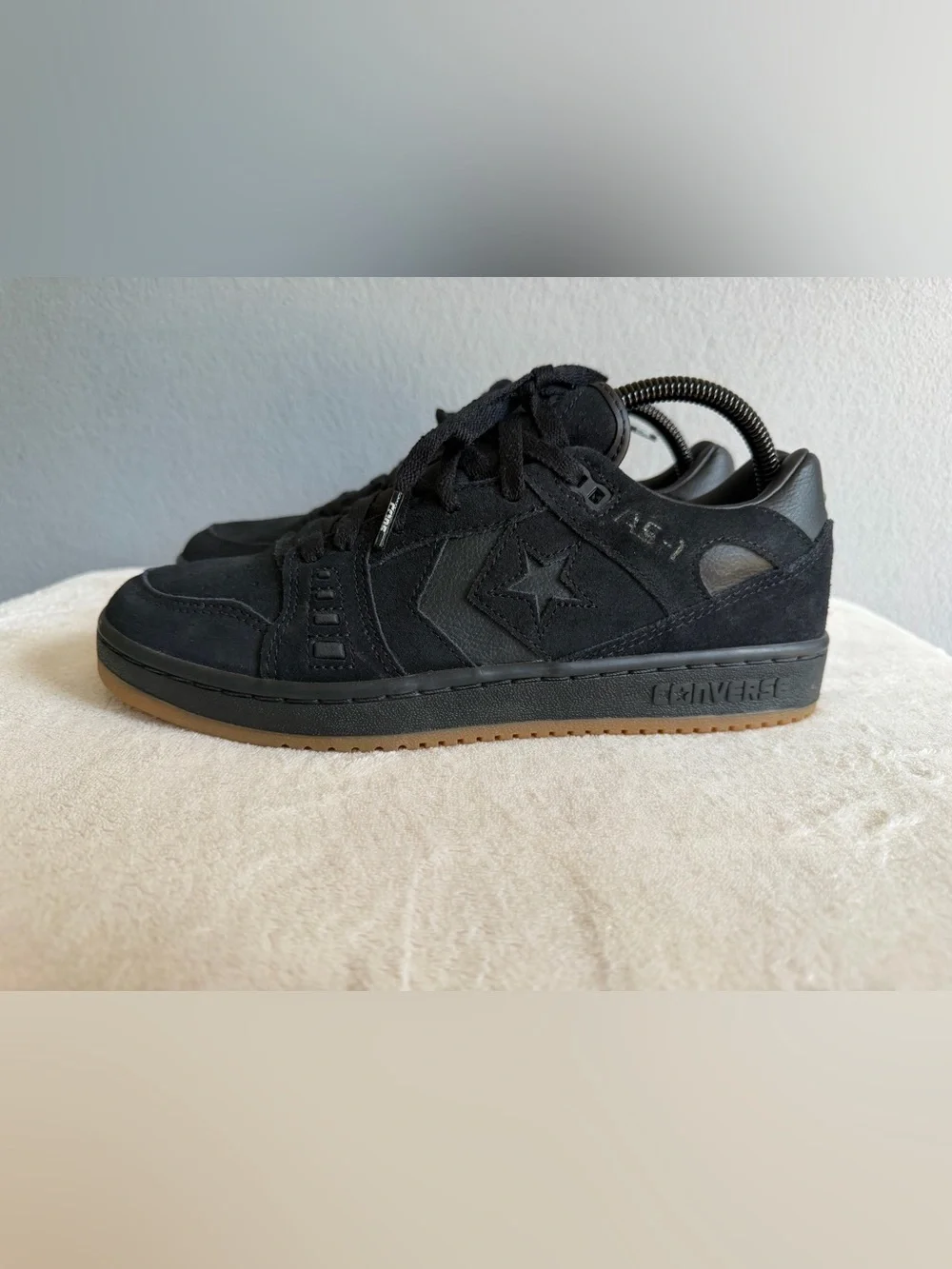 Converse AS-1 Pro Suede s8M/9.5W Black - Picture 2 of 11
